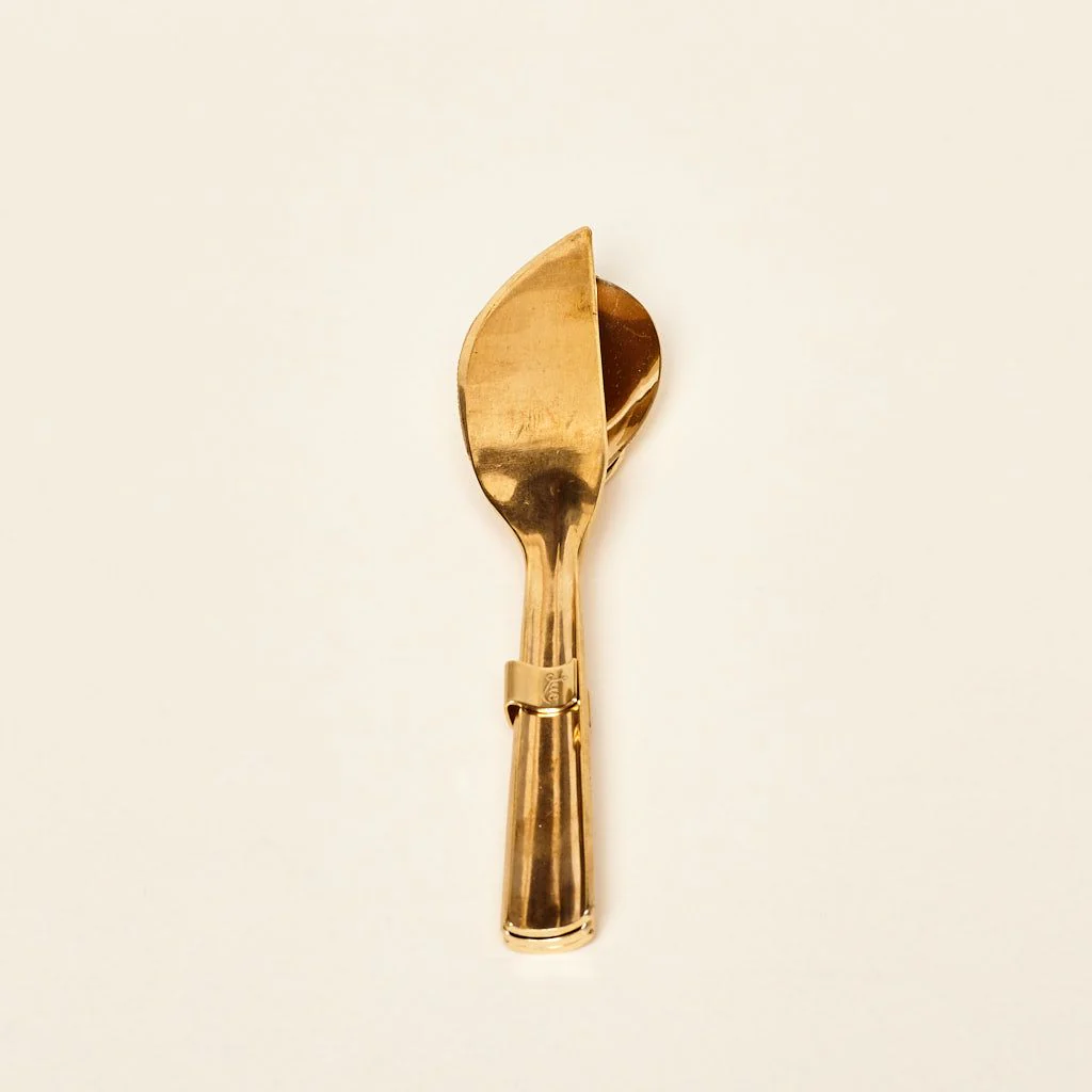 Stacking Brass Flatware, 3-Piece Set - Image 6